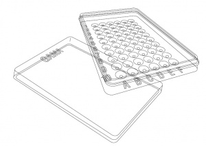 Terasaki microtitration plate