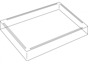 Lid of the microtitration plate