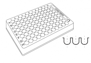 Microtitration plate U - non sterile