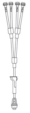 Connecting Tubing 4-way