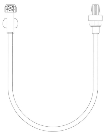 150 cm, extension PVC tube