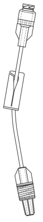 Connection tubing with needleless port